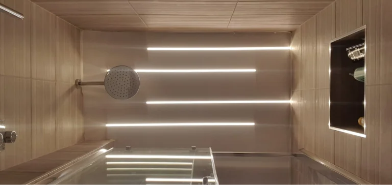 Bathroom lighting installation by NextPhase Energy, Selby